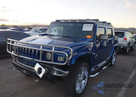 2006 Hummer H2 Sut из США, поврежденный, VIN 5GRGN22U66H110426